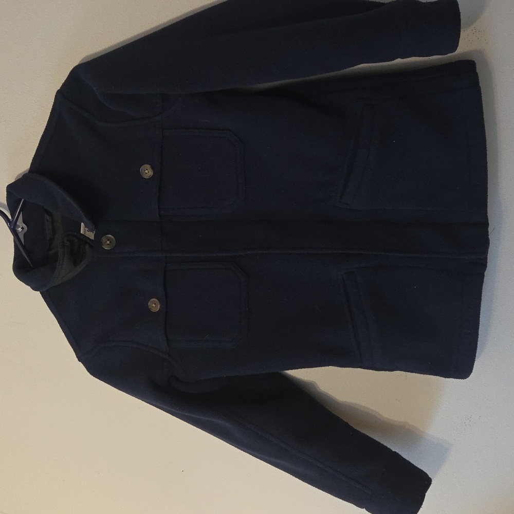 Landsend Fleece Pea Coat (8)